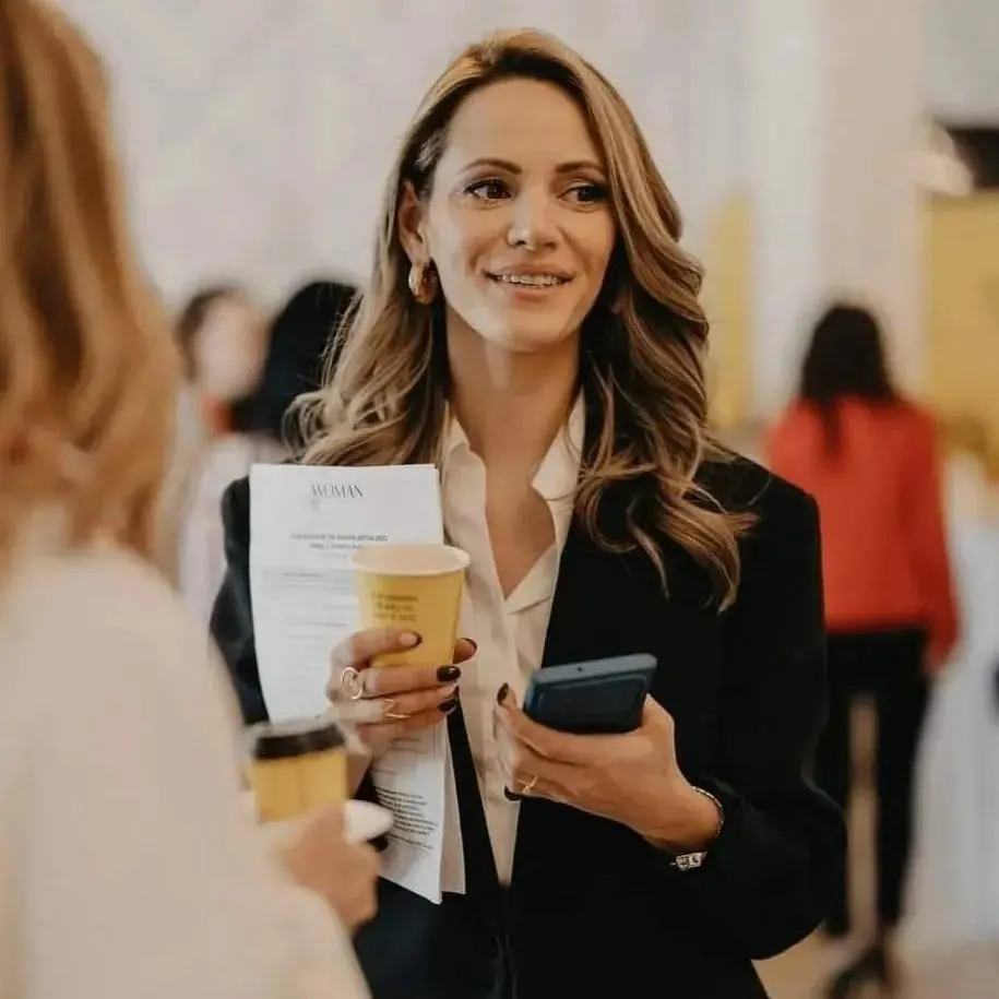 Patricia Rusu la o sesiune de networking